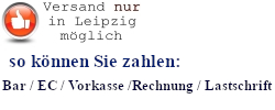 Versand nur in Leipzig mglich