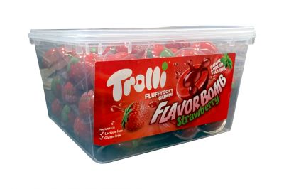 Trolli Flavor Bomb Strawberry 60 Stk. (1128g)