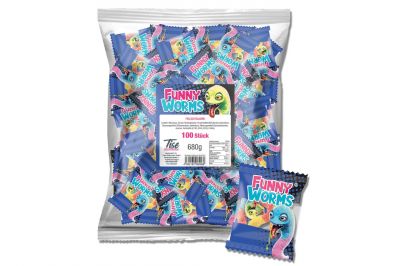 Tise S�sswaren Funny Worms (100x6,8g)
