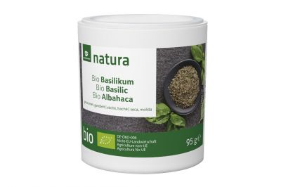 Transgourmet Natura Bio Basilikum getrocknet, gerebelt (95g)