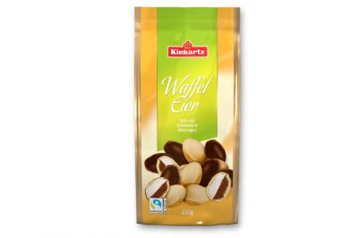 Kinkartz Waffeleier teilschokoliert (250g)