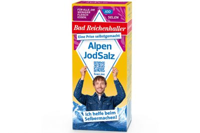 Bad Reichenhaller Alpen JodSalz mit Selen (500g)