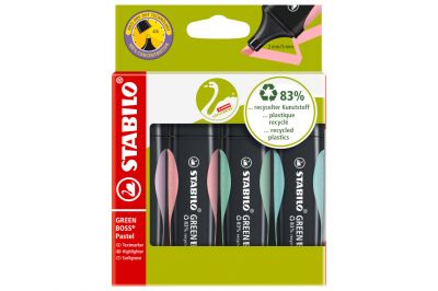 Stabilo Green Boss Pastel Textmarker Set (4Stk.)