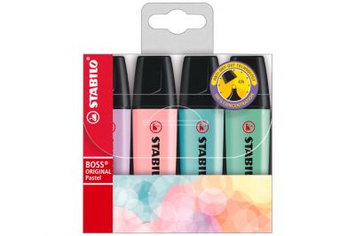 Stabilo Boss Original Pastel Textmarker (4Stk.)