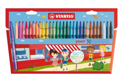 Stabilo Power Filzstift Set (30Stk.)