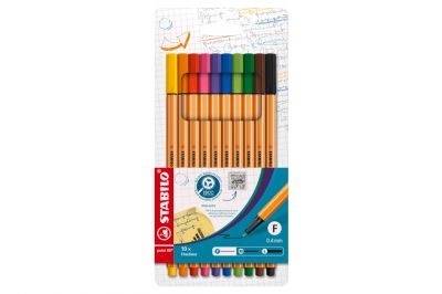 Stabilo Fineliner Point 88 Set (10Stk.)