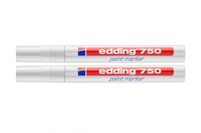 Edding 750 Lackmarker wei� (2Stk.)
