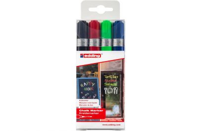 Edding 4095 Kreidemarker farbig Set (4Stk.)