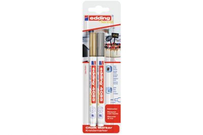 Edding 4085 Kreidemarker gold silber Set (2Stk.)