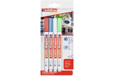 Edding 4085 Kreidemarker farbig Set (4Stk.)