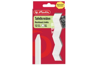 Herlitz Tafelkreide wei� (12Stk.)