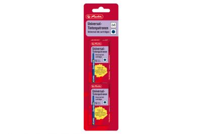 Herlitz Tintenpatronen blau (2x5Stk.)