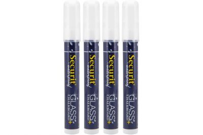 Securit Kreidemarker 2-6mm Set wei� wasserfest (4Stk.)