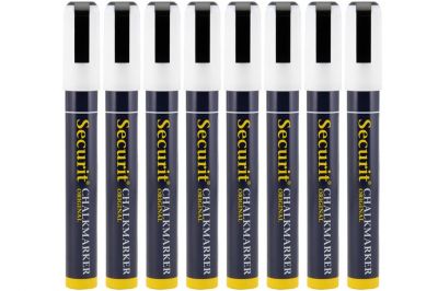 Securit Kreidemarker 2-6mm Set wei� (8Stk.)