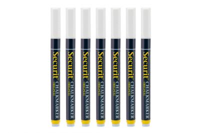 Securit Kreidemarker 1-2mm Set wei� (7Stk.)