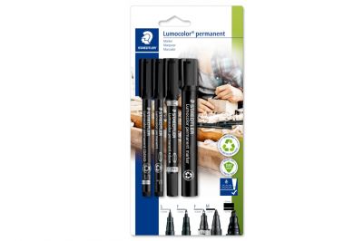 Staedtler Lumocolor Permanent Marker 60 gemischtes Set (4Stk.)