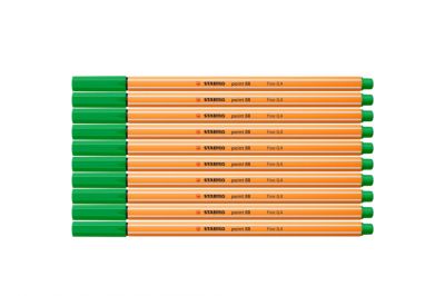 Stabilo Fineliner point 88 gr�n Set (10Stk.)