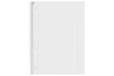 Brunnen Collegeblock Premium Student A4 White kariert (80Blatt)