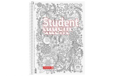 Brunnen Collegeblock Premium Student A4 Schmetterling liniert (80Blatt)
