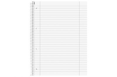 Brunnen Collegeblock Premium Student A4 White liniert (80Blatt)