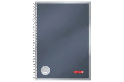 Brunnen Spiralnotizbuch Premium Metallic A4 kariert (100Blatt)