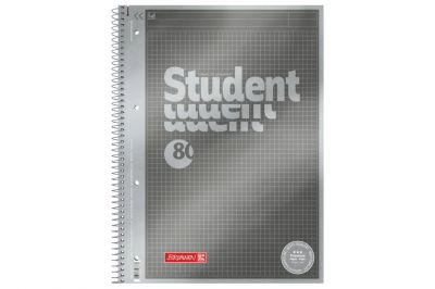 Brunnen Collegeblock Premium Student Protokoll A4 kariert (80Blatt)