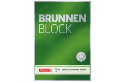 Brunnen Briefblock Premium A4 unliniert (50Blatt)