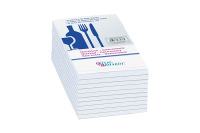 Brunnen Notizbl�cke Gastronomie unliniert (10x50Blatt)