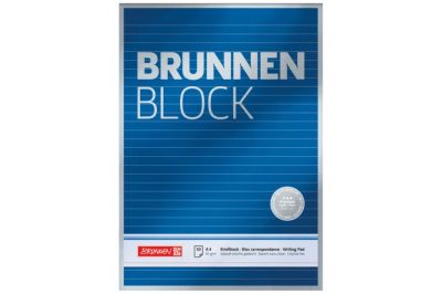 Brunnen Briefblock Premium A4 liniert (50Blatt)