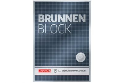 Brunnen Briefblock Premium A4 kariert (50Blatt)