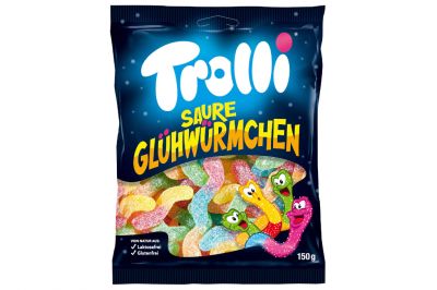 Trolli Saure Gl�hw�rmchen (150g)