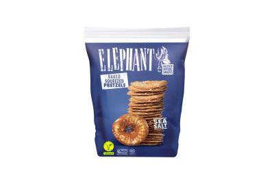 Elephant Baked Squeezed Pretzels Sea Salt (80g)