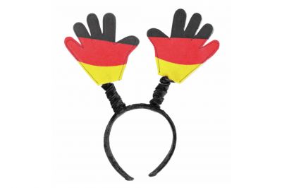 Deutschland Fan Haarreif Wabbles H�nde (1Stk.)