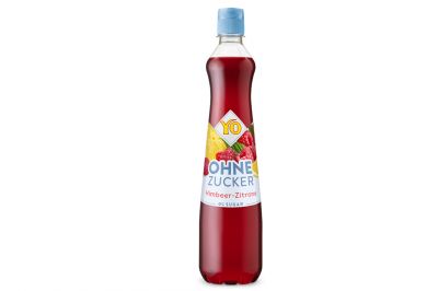 YO Sirup Himbeer-Zitrone ohne Zucker (0,7l)
