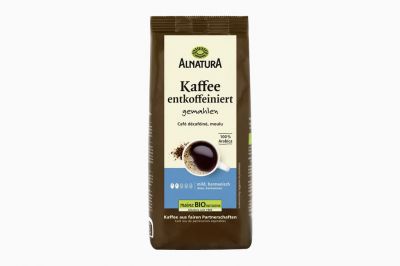 Alnatura Bio Kaffee entkoffeiniert (gemahlen) (250g)