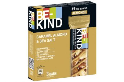 Be-Kind Caramel Almond Sea Salt Multipack (90g)