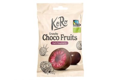KoRo Bio Crunchy Choco Fruits Dark Rasperry (50g)