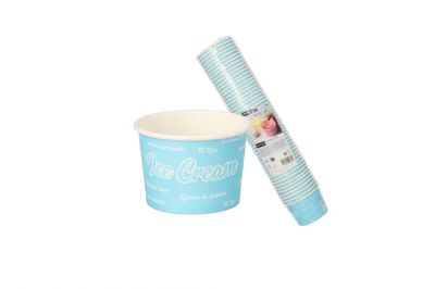 Starpak Eisbecher Pappe Icelove blau 100 ml (50Stk.)