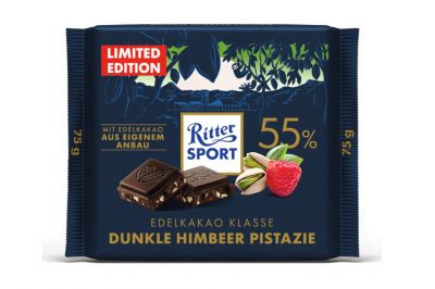 Ritter Sport Dunkle Himbeer Pistazie 55 % (75g)