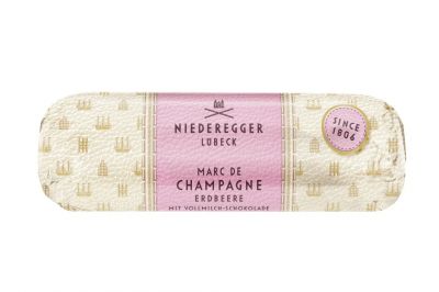 Niederegger Marzipanbrot Marc de Champagne Erdbeere (125g)