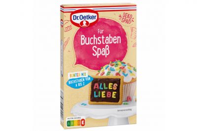 Dr. Oetker F�r Buchstaben Spa� Bunter Mix (50g)