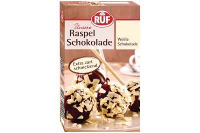 Ruf Raspel Schokolade Wei� (100g)