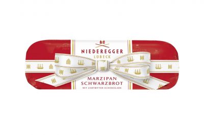 Niederegger Marzipan Schwarzbrot mit Schleife (125g)