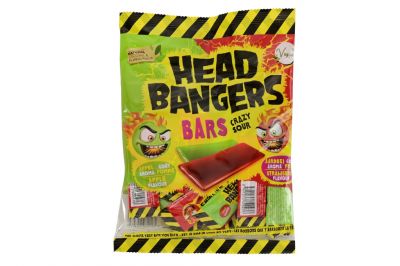 Head Bangers Crazy Sour Bars Erdbeer und Apfel (200g)