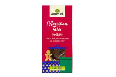 Alnatura Bio Marzipan-Taler Zartbitter (100g)