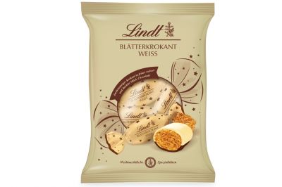Lindt Bl�tterkrokant Zapfen Wei� (90g)