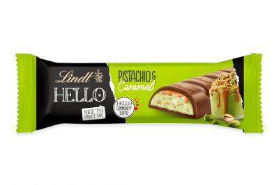 Lindt Hello Pistachio & Caramel Riegel (40g)