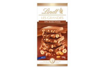 Lindt Les Grandes Haselnuss Milch (150g)