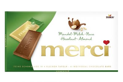 Merci Feine T�felchen Mandel-Milch-Nuss (100g)