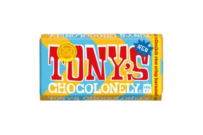 Tony's Chocolonely Vollmilch Rice Crisp Karamell (180g)